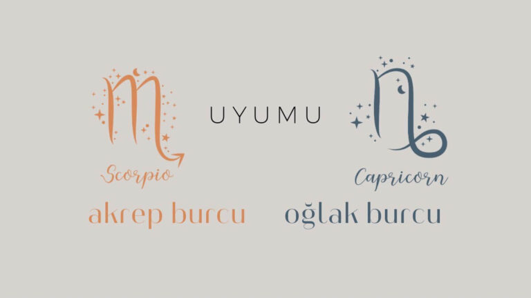 akrep burcu ve oğlak uyumu